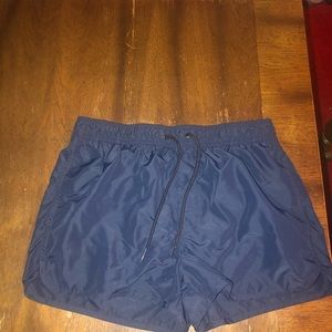 H&M swim wear size medium color navy blue